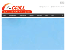 Tablet Screenshot of lagrillguyana.com